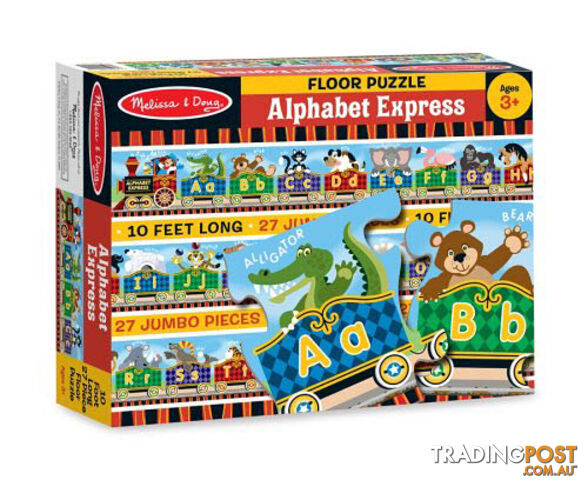 M&D - Alphabet Express Floor Puzzle 27pce - ETM4420