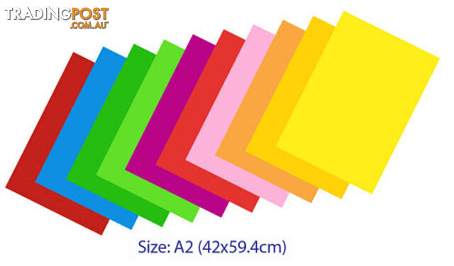 Coloured Board A2 size 25 sheets - AETL0180