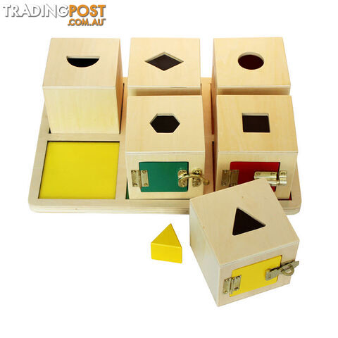 Lock Cubes with Objects & Tray - SE096
