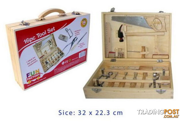 Tool Set 16Pc in Timber Case - ETL3845