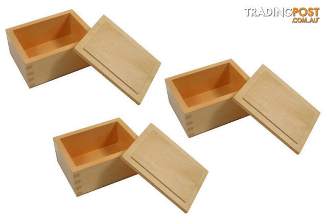Wooden Box with Lid Set of 3 - MA059.50088-1