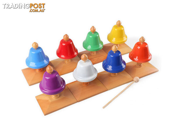 Bells Set for Toddlers Colour (8 Bells) - MU50076