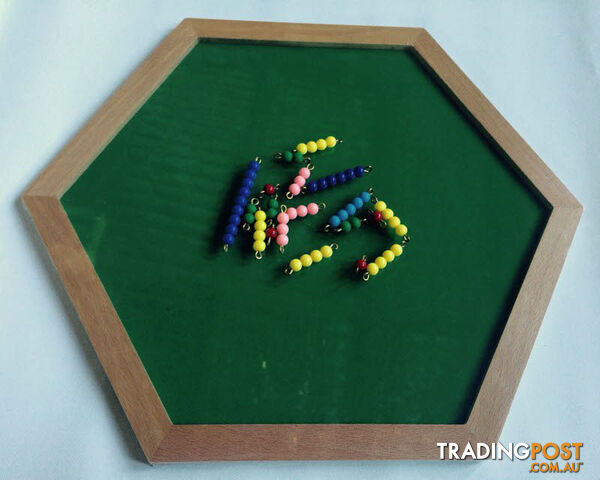 Hexagonal Felt Tray for use with Beads - MA042