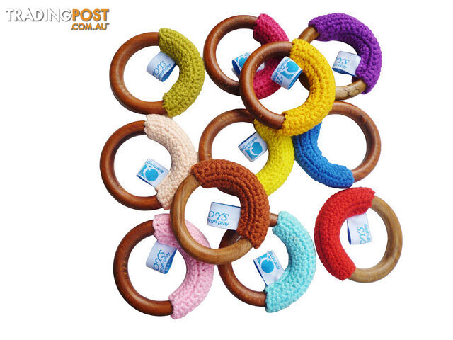 Teething Crocheted Rings - each - ETQ0345