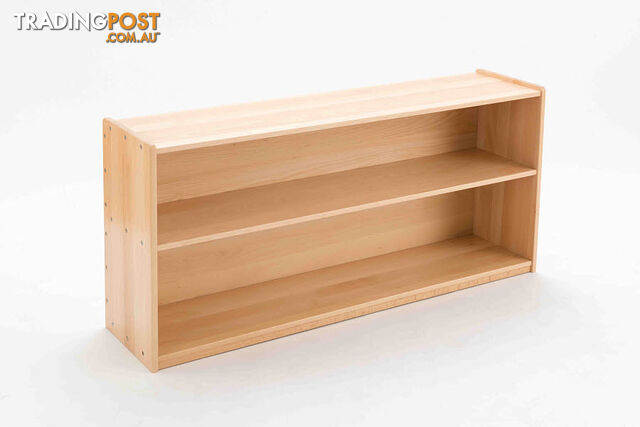 Child Shelf Unit Closed 2 Bays in Beech Wood - FT41350