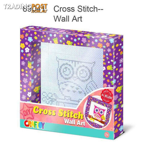 Cross Stitch Wall Art - Owl - ETE9041