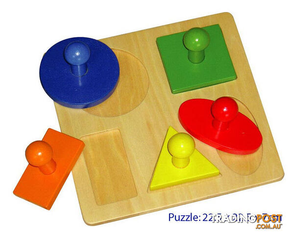 Giant Geometric 5 Shape Puzzle Activity - ETL8480.LT3170