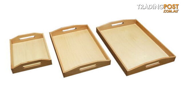 Wooden Tray Set of 3 - PR018.PLT012