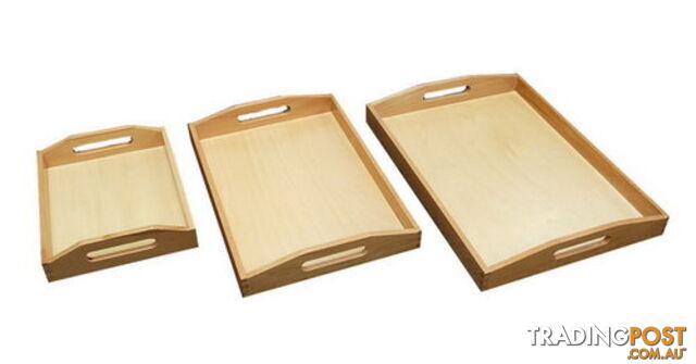 Wooden Tray Set of 3 - PR018.PLT012