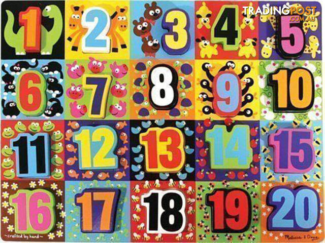 M&D Jumbo Numbers Chunky Puzzle - ETM3832
