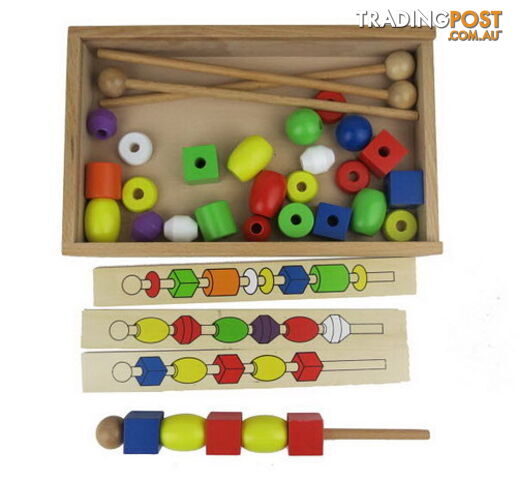 Bead Sequencing Set in Timber box - T12171