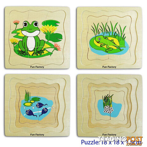 Puzzle- 4 layers frog - ETL3440