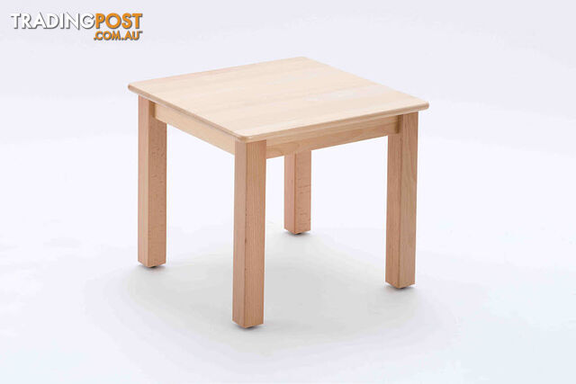 Table Square Beech Wood - Med 40cm high - FT49222-40