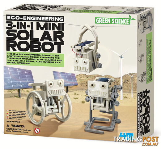 4M 3 in 1 Mini Solar Robot - EGJ3377