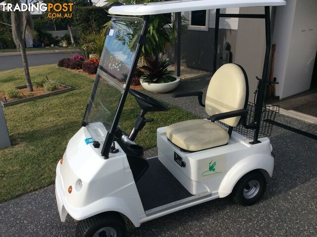 “Grasshopper” single seat electric golf cart