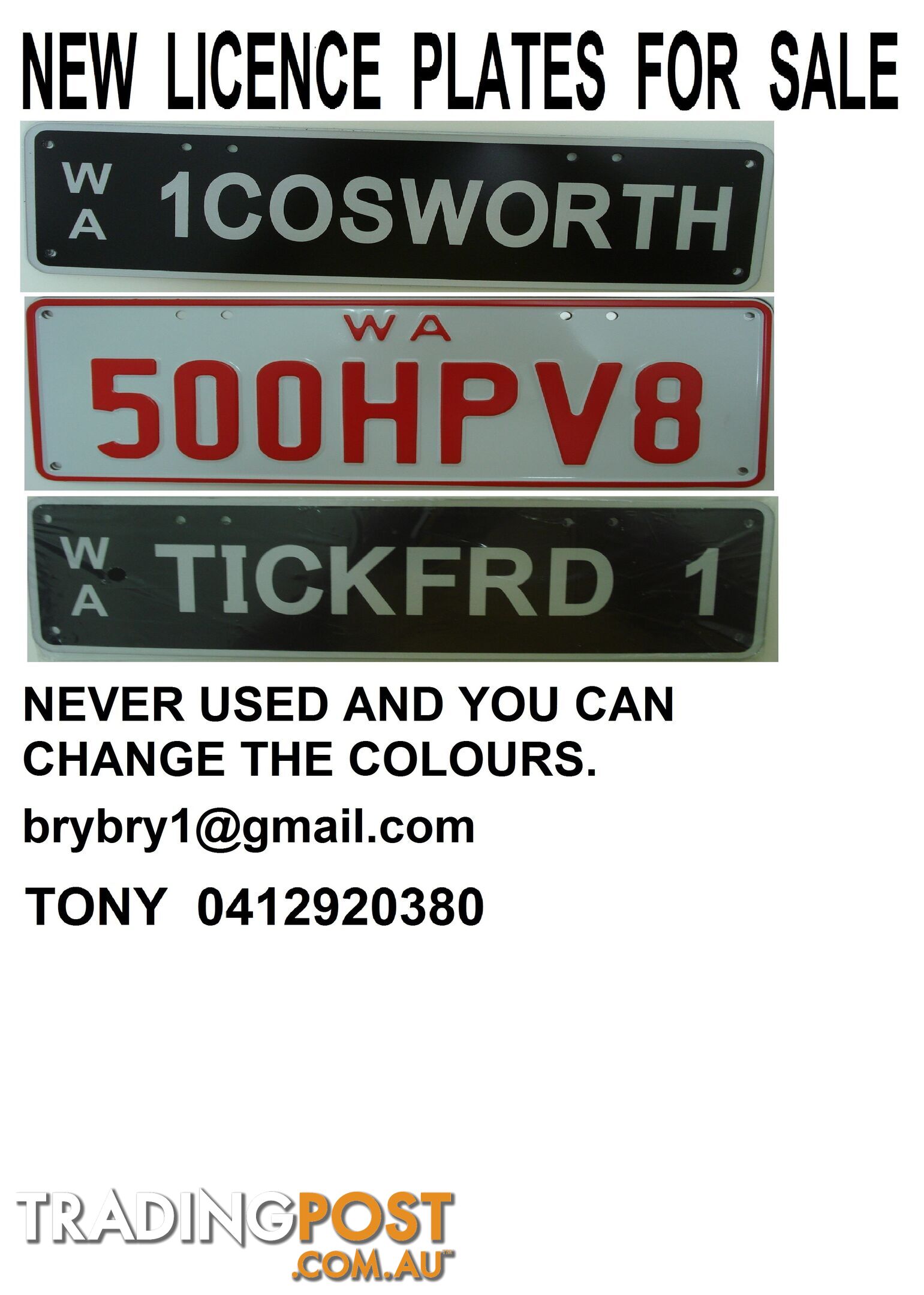 Custom Licence Plates