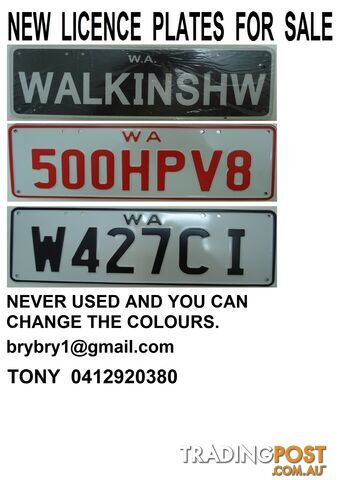 Custom Licence Plates