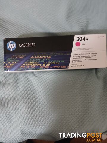 BRAND NEW laserjet printer cartridge Magenta 304a CC533A