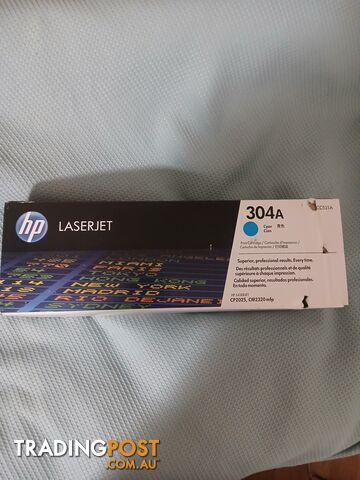 BRAND NEW laserjet printer cartridge 304a cyan CC531A