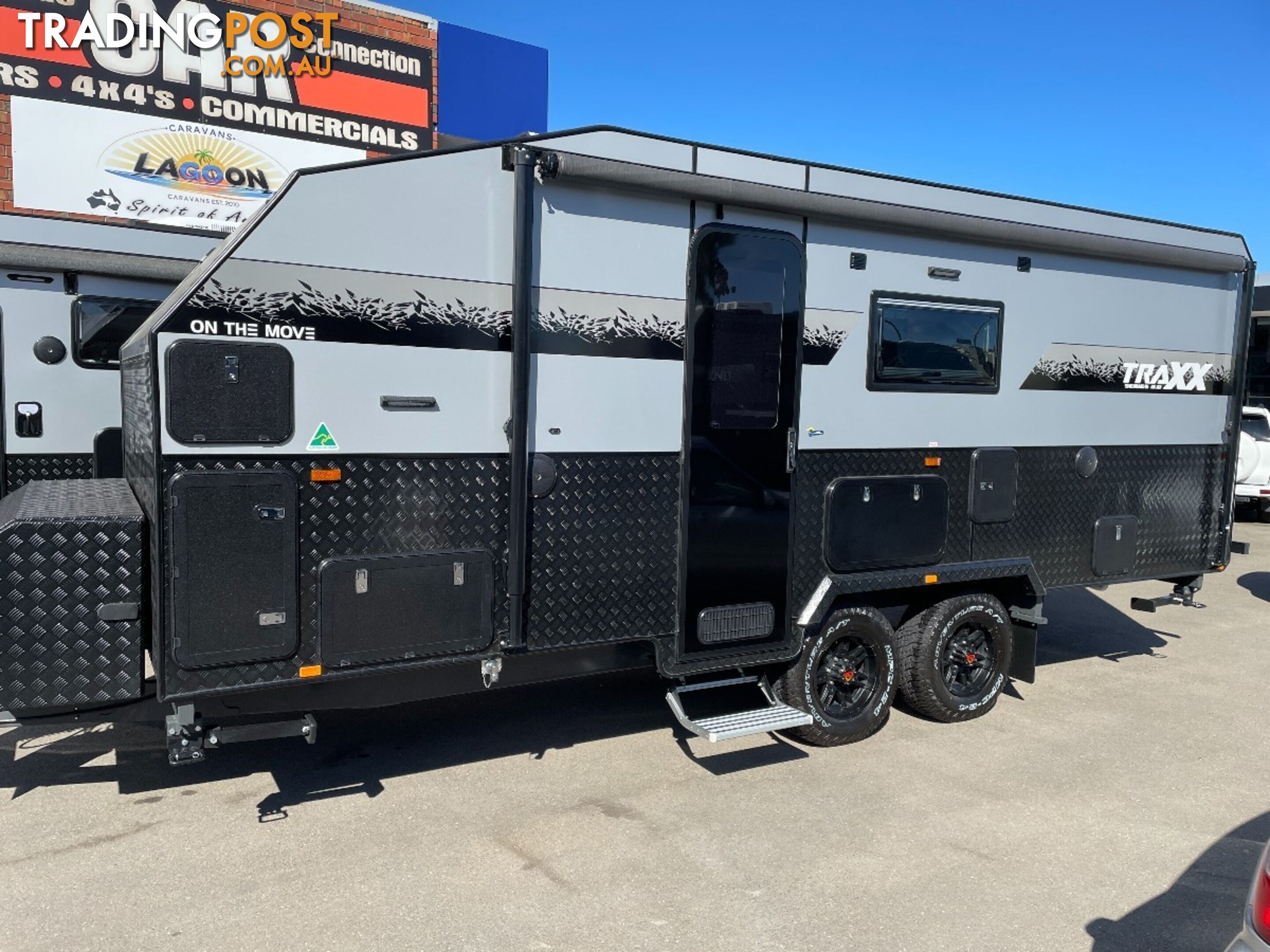 On The Move Caravans Traxx Series 3 Off Road Family Straight Bunk 19'