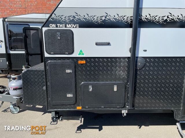 On The Move Caravans Traxx Series 3 Off Road Family Straight Bunk 19'