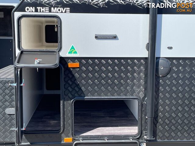 On The Move Caravans Traxx Series 3 Off Road Family Straight Bunk 19'