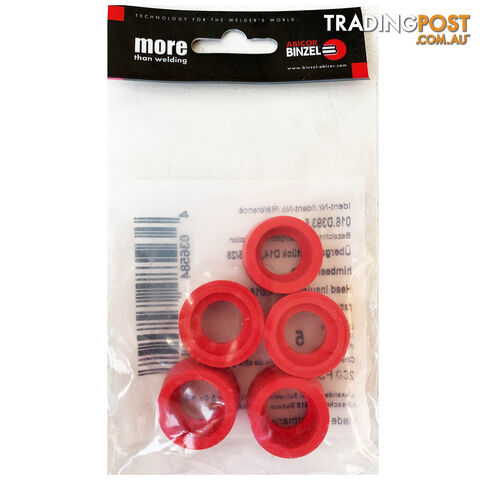 Head Insulation D14.2/18.5/28 Rasberry Red 016.D393.5 Binzel Abicor - Pack of 5...