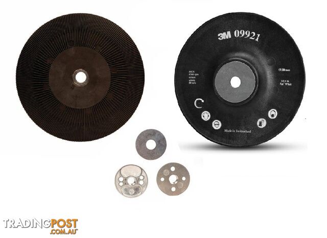 Fibre Disc Back Up Pad Ribbed 180mm 3M 09921