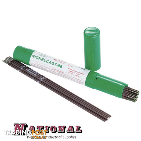 Nickel Electrodes For Cast Iron Ni98 3.2mm 6 Stick Handy Pack Gemini 100093H