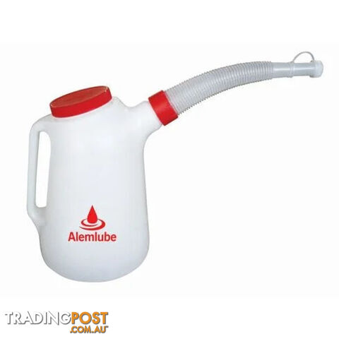 1 LITRE OIL MEASURE WITH FLEXIBLE SPOUT Alemlube 1000MFN