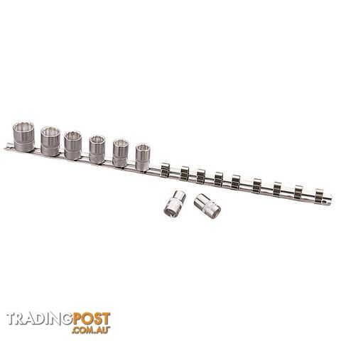Kincrome Socket Rail 1/2" Drive Up to 15 Sockets - Imperial - 1010