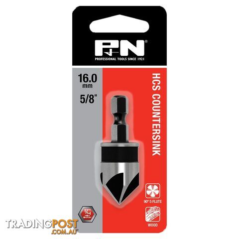 Countersink HCS Quickbit Rose Head 16MM (5/8") P&N 105HCS016