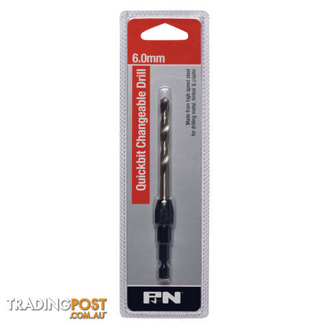 DRILL HSS QUICKBIT HEX SHANK Q/CHANGE 3.0MM P&N 107B50030