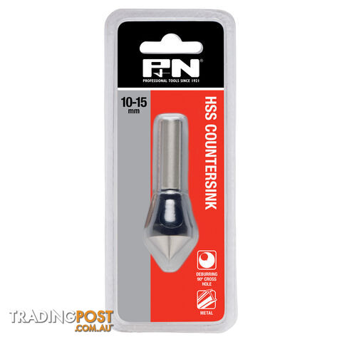 COUNTERSINK CROSS HOLE DEBURRING HSS 15-20MM P&N 107CD1520