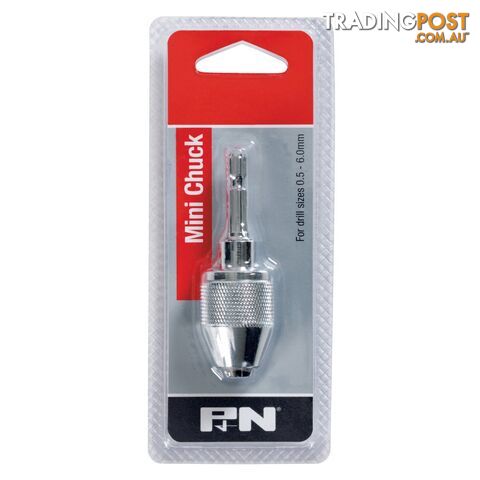 CHUCK MINI KEYLESS QUICKBIT HEX SHANK 0.5-6MM P&N 107CMQ001
