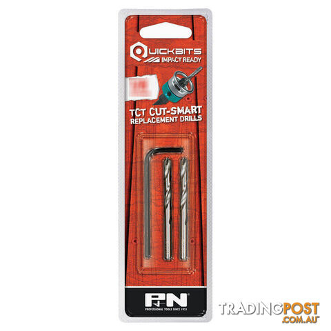 DRILL TCT COUNTERSINK PILOT CUTSMART 3/16 (14G) 2PC P&N 107CSD012