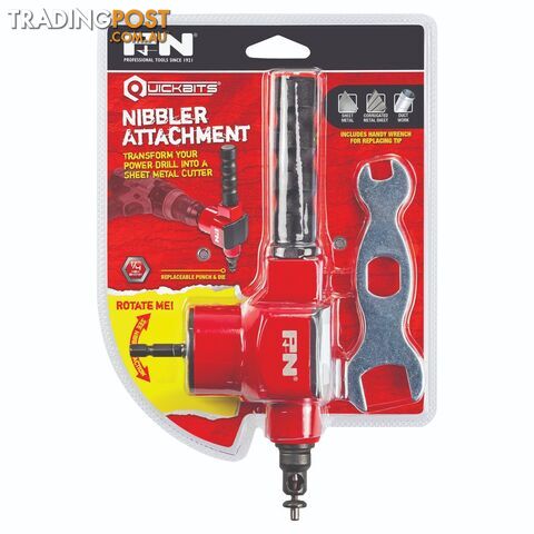 Attachment Nibbler Quickbit Hex Shank P&N 107NIB001