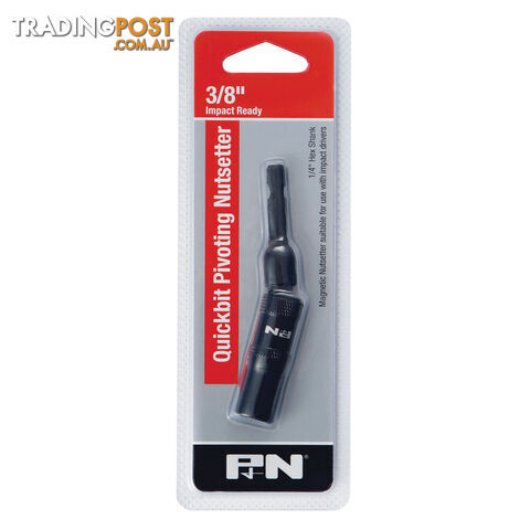 NUTSETTER PIVOTING SET QUICKBIT 20-DEG MAGNETIC 3/8IN P&N 107NSP375