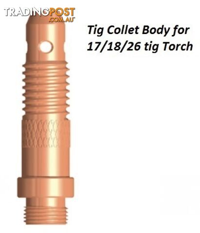 Collet Body 1.6mm For 17/18/26 Torch 10N31 Pkt : 5