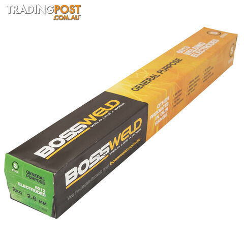 Electrode General Purpose 6013 x 2.6mm 2kg Bossweld 110120
