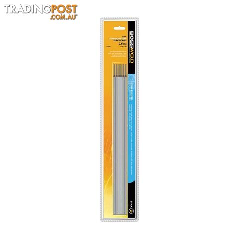 Electrode Stainless Steel 316L - M16 x 2.6mm (6Pk) Bossweld 110200