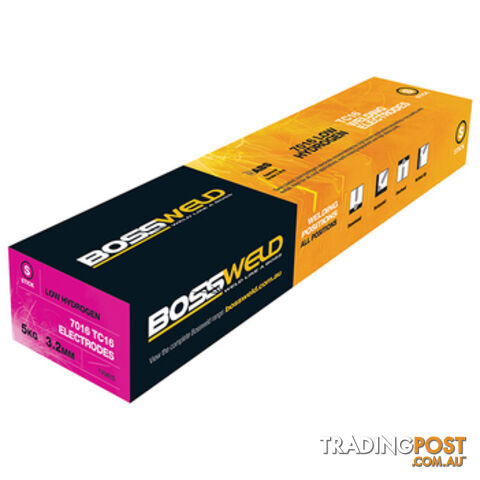TC16 7016 LH Twin Coated Electrode 3.2mm x 5Kg Bossweld 110410