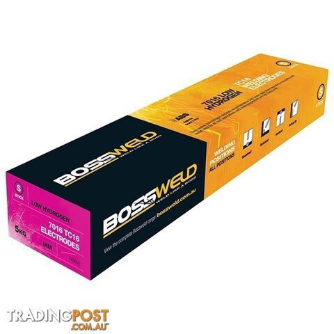 TC16 7016 LH Twin Coated Electrode 4.0mm x 5Kg Bossweld 110420