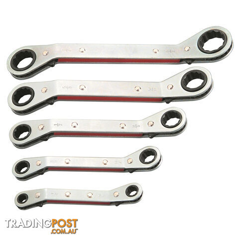 Ratchet Ring Spanner Set 5 Piece SupaTool 1115