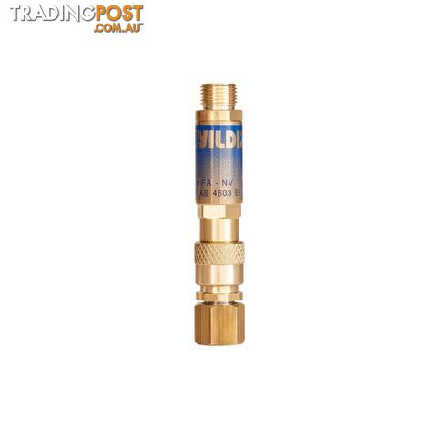 Flashback Arrestor Oxygen (For Torch) UNF5/8" x 18 (QC) Yildiz 1128-Q-AU