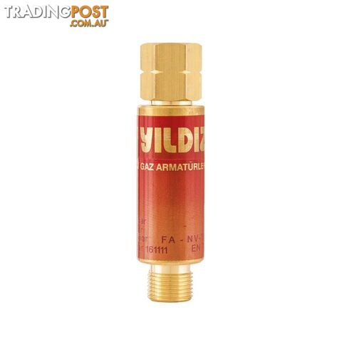 Fuel Gas Regulator Flashback Arrestor Yildiz 1130-AU