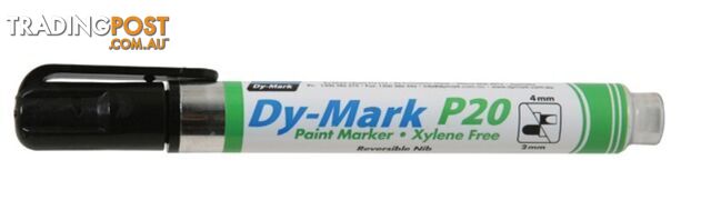P20 Black Paint Marker DyMark 12072001 Pack of 12