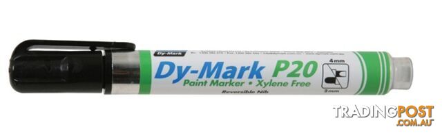 P20 Black Paint Marker DyMark 12072001 Pack of 12