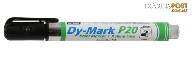 P20 Black Paint Marker DyMark 12072001 Pack of 12