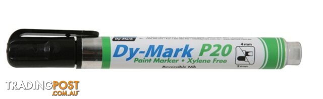 P20 Black Paint Marker DyMark 12072001 Pack of 12